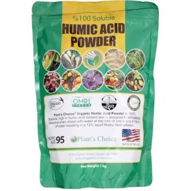 کود هیومیک اسید پلنت چویس 1 کیلویی وارداتی آمریکا ا HUMIC ACID POWDER PLANT CHOIS